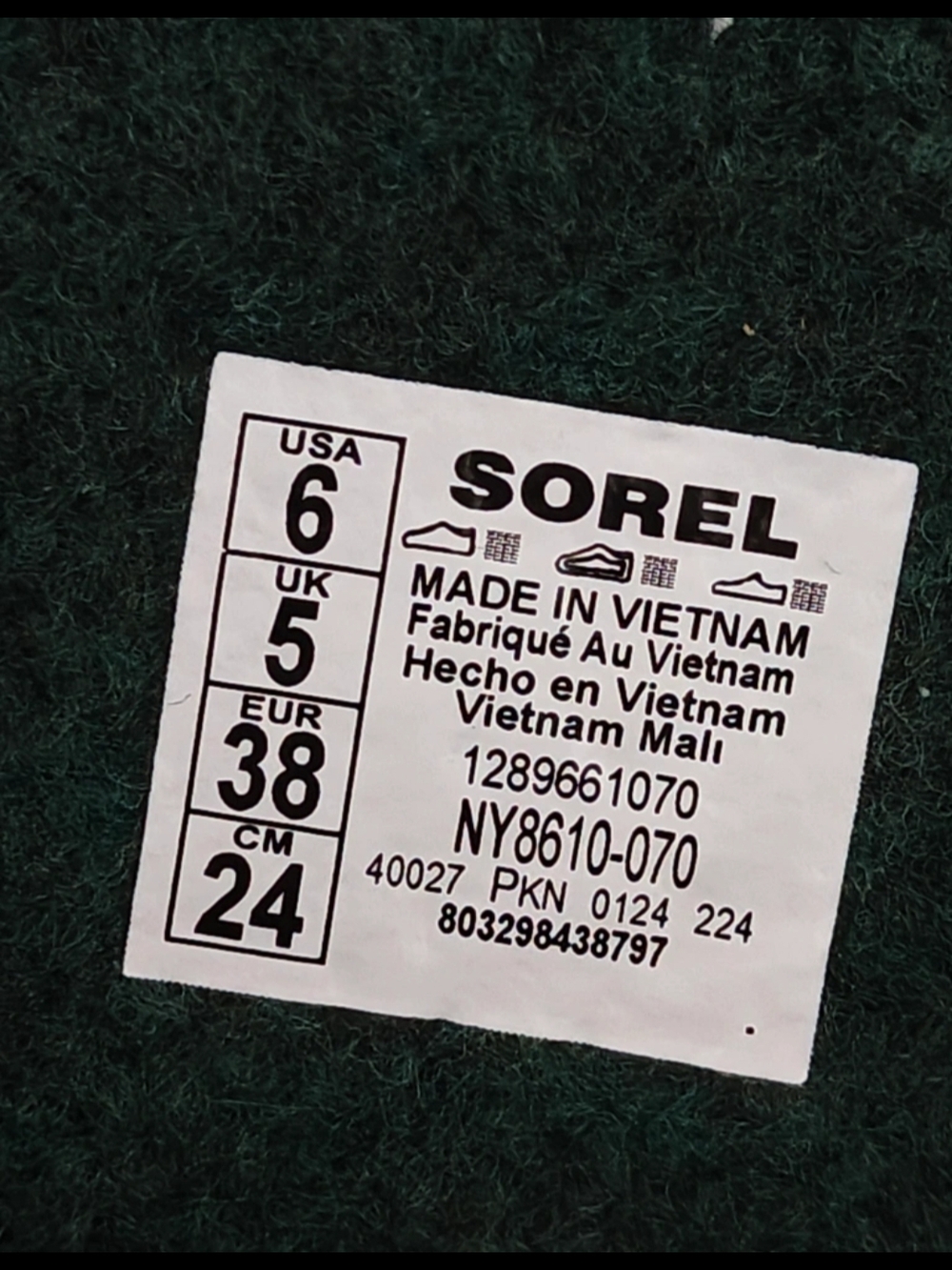 Sorel Inner Boot Liner - Picture 2 of 3